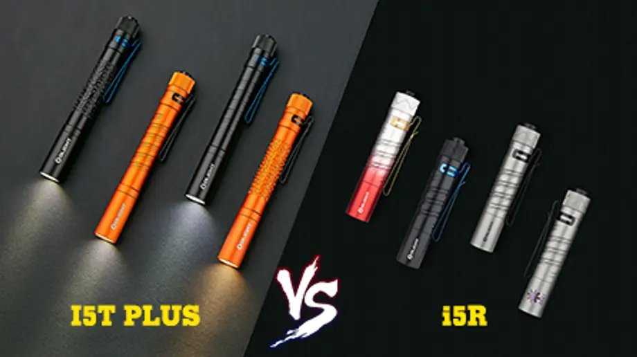 Small EDC Lights: i5R VS i5T Plus