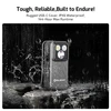 Olight Gray Oclip Pro front view, waterproof with rugged USB-C cover for outdoor and emergency use.