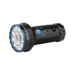 Olight Marauder Mini powerful rechargeable tactical flashlight on white background