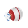 White and red Sphere device with 3M adhesive mounting disc.