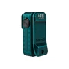 Olight Distressed Teal Oclip Pro S Clip-on Light Back View Showing Durable Metal Pocket Clip for EDC and Outdoor Use