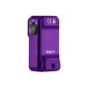 Olight Purple Oclip Pro Side View with Carabiner Style Clip for Everyday Carry and Attachment