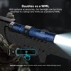 Olight Blue Warrior Ultra mounted with WML function and remote switch for tactical weapon setups.