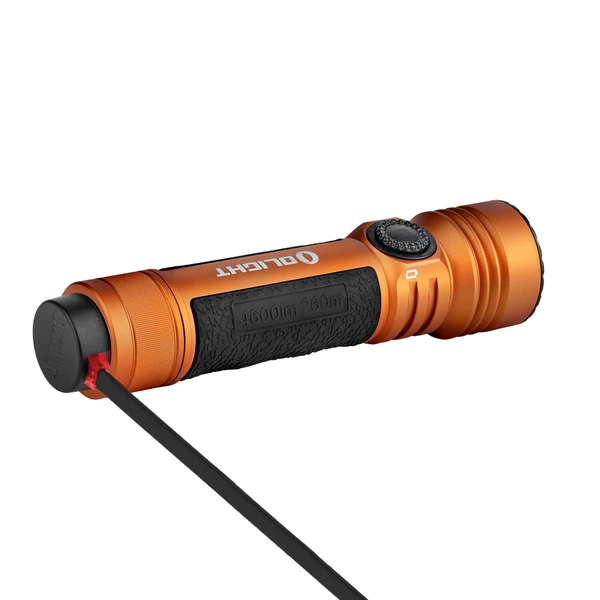 Seeker 4 Pro High Power Flashlight 4600 Lumens Dual Charging Light