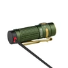 Olight Green Baton 4 Pocket EDC Flashlight Charging via Magnetic Cable with Gold Clip for Everyday Carry