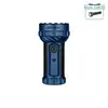 Olight blue high powered flashlight with digital display and free gift promotion icon
