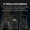 Olight Black Osight SE Red Dot Sight with low-deck height for co-witnessing with factory iron sights.