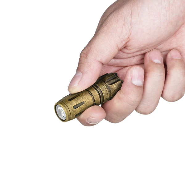 Olight I18 Laiton USB-C Rechargeable EDC Porte-clés Lampe de