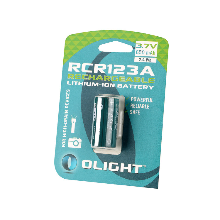 Olight IMR 16340 550mAh/650mAh/RCR123A Battery