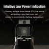 Olight Osight SE Red Dot Sight Front View with Reticle Display for Target Shooting with Low Power Indicator