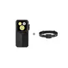 Black Olight Oclip 2 Ultra Clip-on Light with Adjustable Headband Set for Hands-free Outdoor Hiking and Running