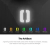 Olight ArkPro Flashlight ArkBeat Indicator Close Up Showing Multi Color Battery Runtime Symbols For Power Management
