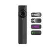 Olight Black ArkPro Multi-function Light Front View with Rotating Dial, UV, and Laser for Everyday Carry