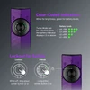 Olight Purple ArkPro Flashlight Color Coded Battery Indicators and Lockout Safety Function Infographic
