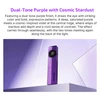Olight Dual-Tone Purple ArkPro Flashlight Front View featuring Cosmic Stardust Finish for Premium EDC Use