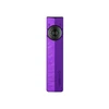 Olight Purple ArkPro Flat Flashlight Front View with Laser UV and LED Dial Switch for EDC and Outdoor Use