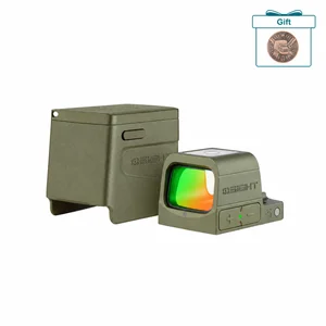 Olight OD Green Osight S Red Dot Sight with Charging Cover and Multi Reticle Optic for Tactical Shooting