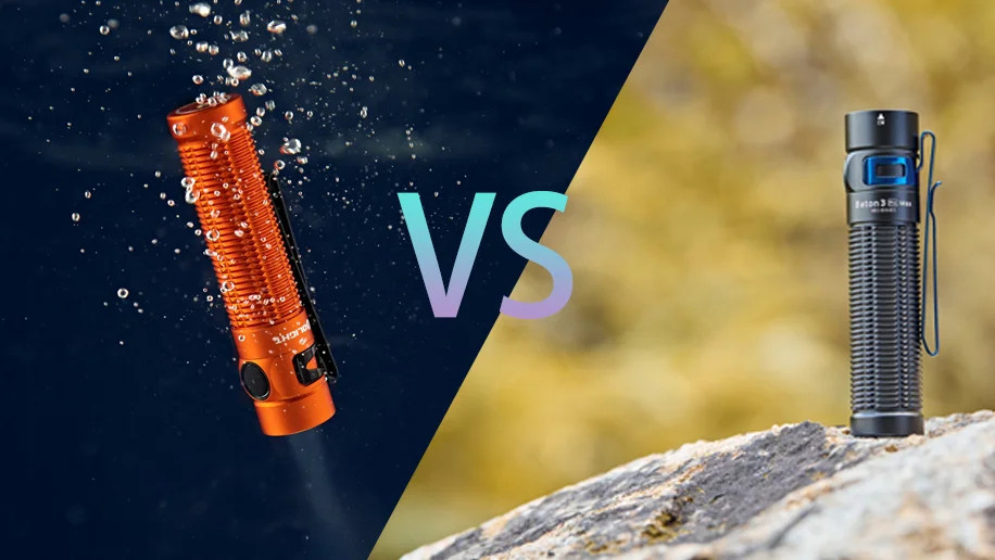 Baton 3 Pro Rechargeable Flashlight VS Baton 3 Pro Max Powerful EDC Flashlight