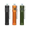 Olight Black Baton Ultra Flashlight with side switch and pocket clip for everyday carry and outdoor adventures