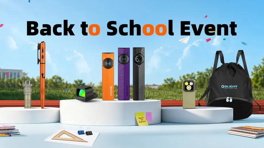 Back to School in Canada: Olight CA's 100-Hour Summer Flash Sale & Premium Free Gifts Guide!