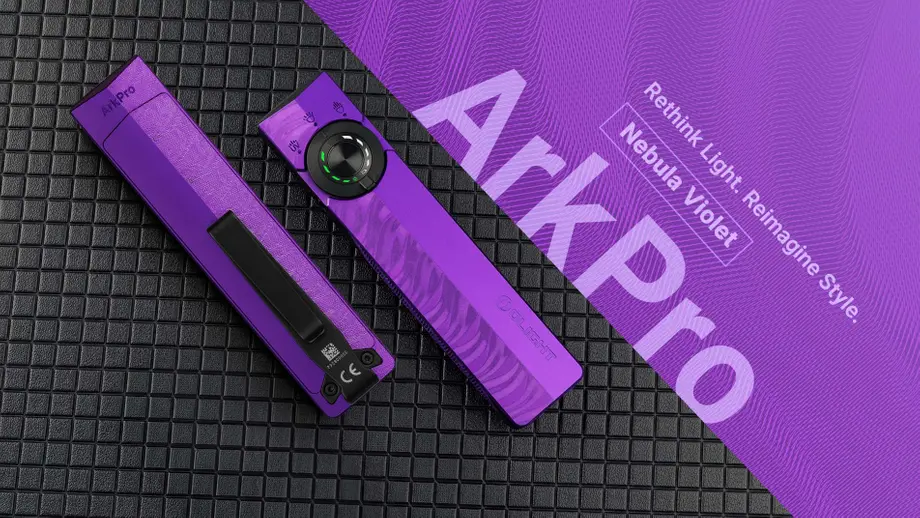 The Cosmos in Your Pocket: Discover the Olight ArkPro in Nebula Violet