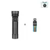 Olight Black Seeker 4 Flashlight Bundle with Blue imini 2 Keychain Light Gift for Outdoor EDC Gear