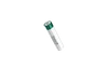 Ostation B rechargeable Ni-MH AA battery with green and white topographic design on black background