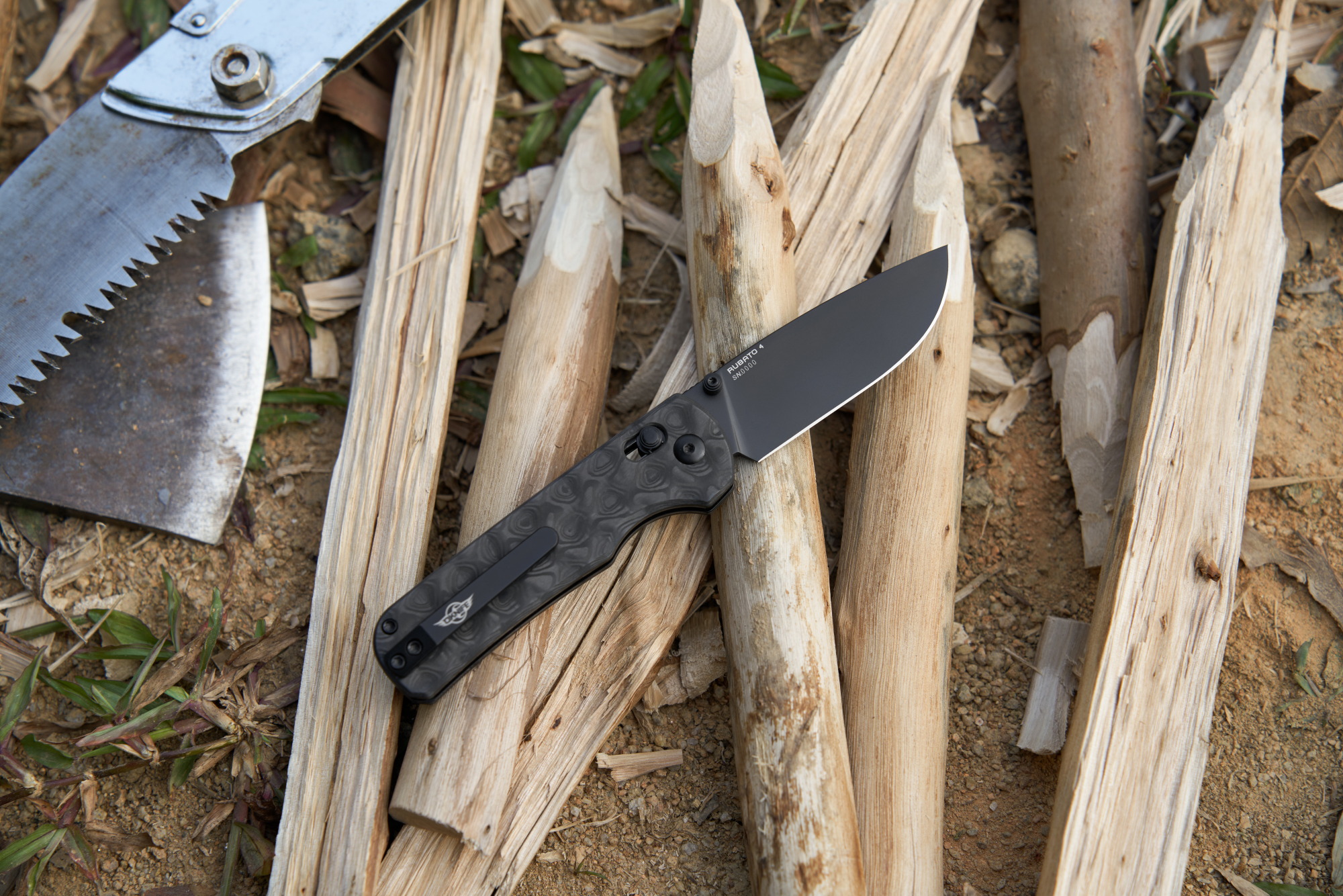 Rubato 4 Rail Lock EDC Tool Durable CPM-S35VN Steel Blade