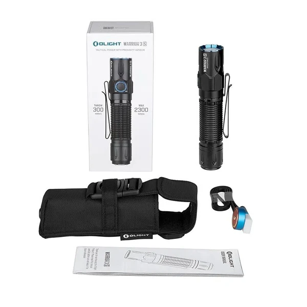 Olight Warrior 3S: 2300 Lumen Powerful Tactical Flashlight