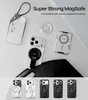 Aulumu MagSafe compatible accessories including phone cases, magnetic ring stands, wallets, and power banks on a white surface