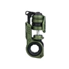 GoBigger green mechanical EDC fidget toy with metallic design isolated on white background