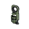 GoBigger green mechanical fidget toy with a rotating ring and metal shock absorber on a white background