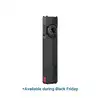 Olight sleek black flat EDC flashlight with rotary switch and USB-C port for Black Friday sale.