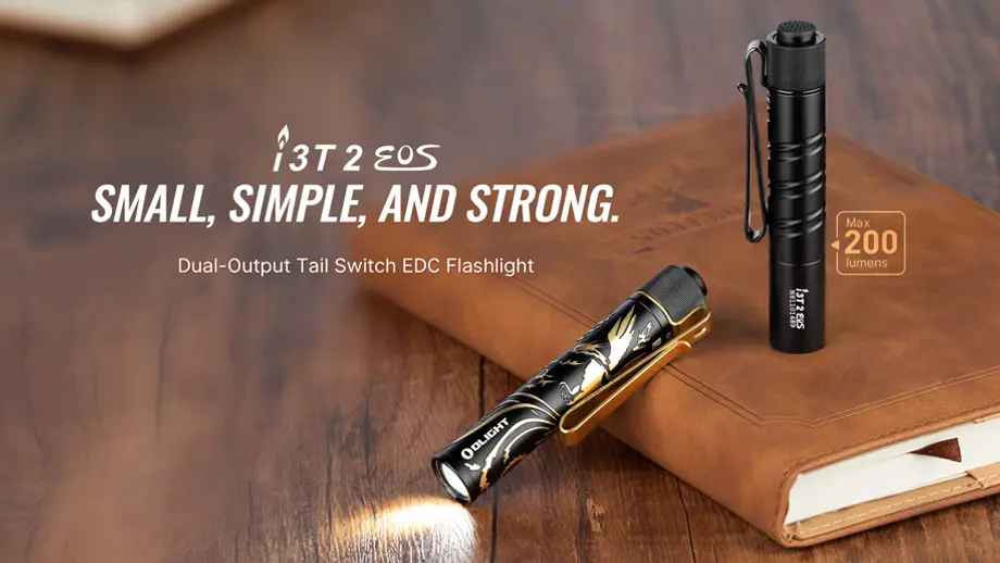 [New Product]Olight i3T 2 Dual-Output Tail Switch EDC Flashlight