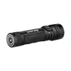 Olight Black Seeker 4 Pro Flashlight Side View with Textured Grip and Magnetic Charging for Outdoor and Professional Use