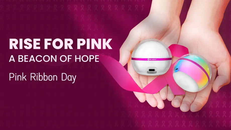 Illuminate with Hope: The Olight Sphere C Pink Charity Sale Edition for Breast Cancer Support