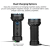Olight flashlight with dual charging, magnetic and USB-C.