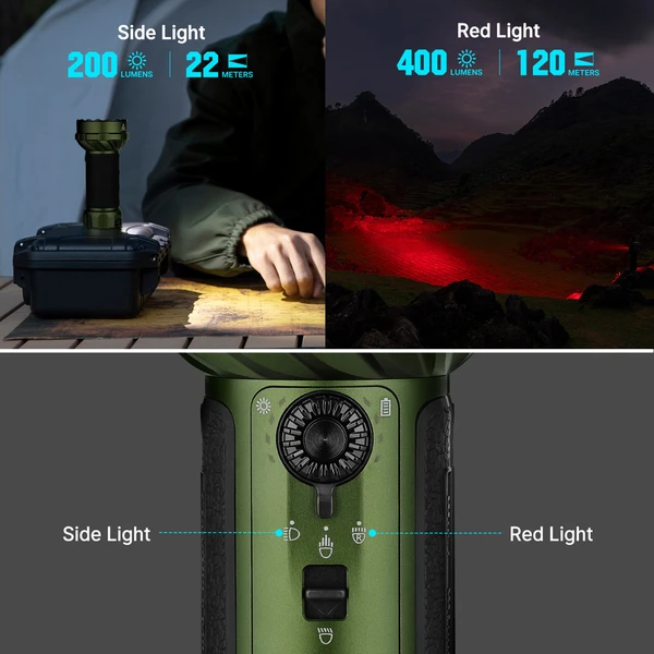 Olight Marauder Mini 2 Powerful 10000LM Rechargeable Flashlight