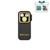Olight Black Oclip Pro S Front View with Triple LED Light for Everyday Carry and Illumination
