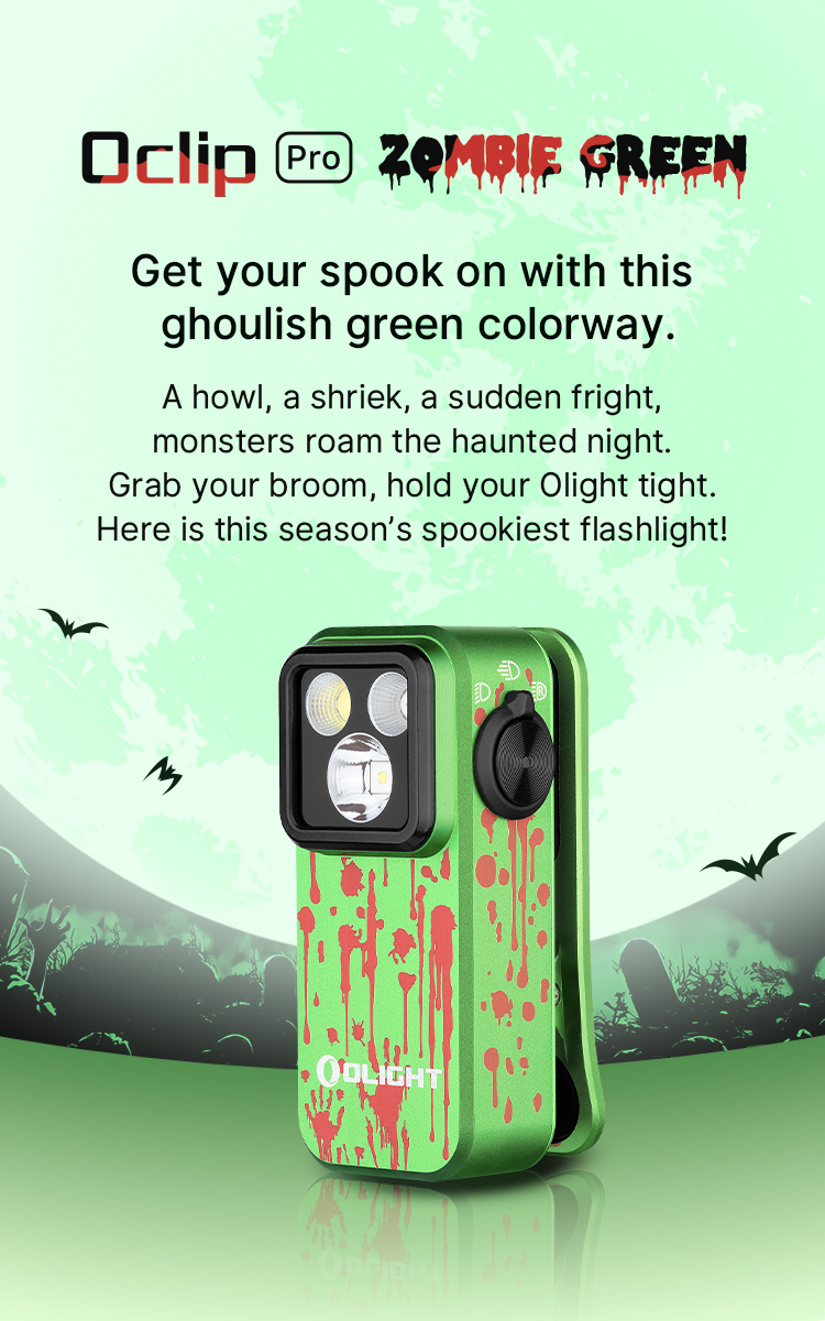 Oclip Pro Clip On Flashlight Versatile Lighting USB-C Rechargeable