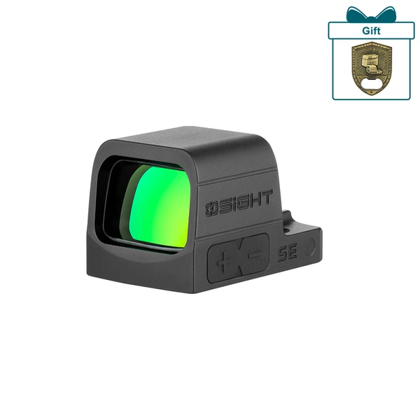 Olight Black Osight SE Red Dot Sight with Green Reflex Lens for Precision Shooting