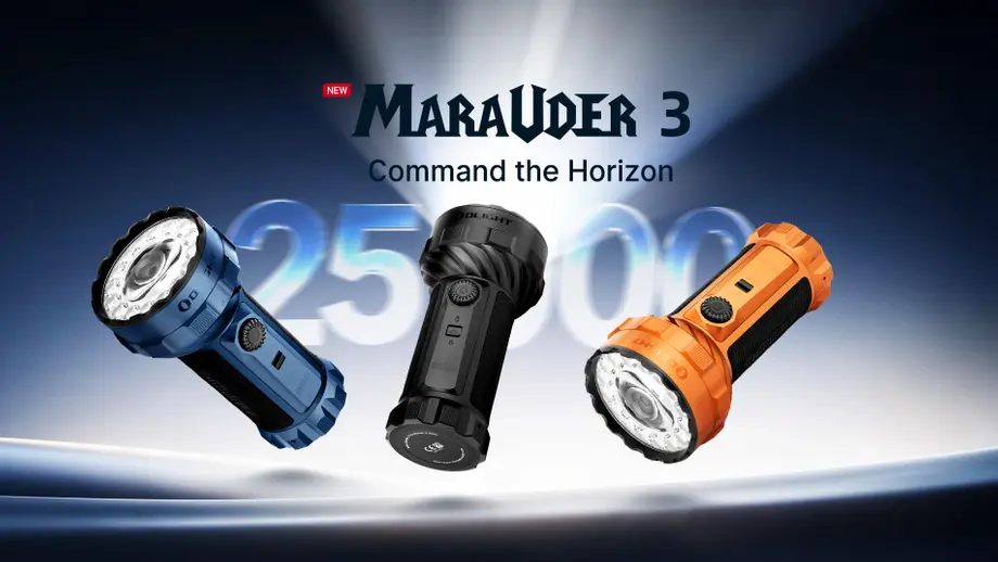 Command the Horizon: Unleash Your Ultimate Adventure with the Olight Marauder 3 Flood & Spot Flagship
