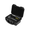 Olight high-power flashlight in a heavy-duty protective carrying case with custom foam padding.