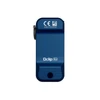 Olight Navy Blue Oclip Pro Clip-On Light Back View showing Durable Metal Clip and CE Marking for Everyday Carry Use