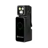 Black Olight Oclip 2 Ultra Clip-on Light Front View with LED Display and Triple Emitters for Hands-Free EDC Use