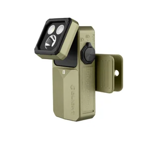 Olight OD Green Oclip 2 Ultra Clip-on Light with Adjustable Swivel Head and Back Clip for Hands-Free Outdoor EDC Use