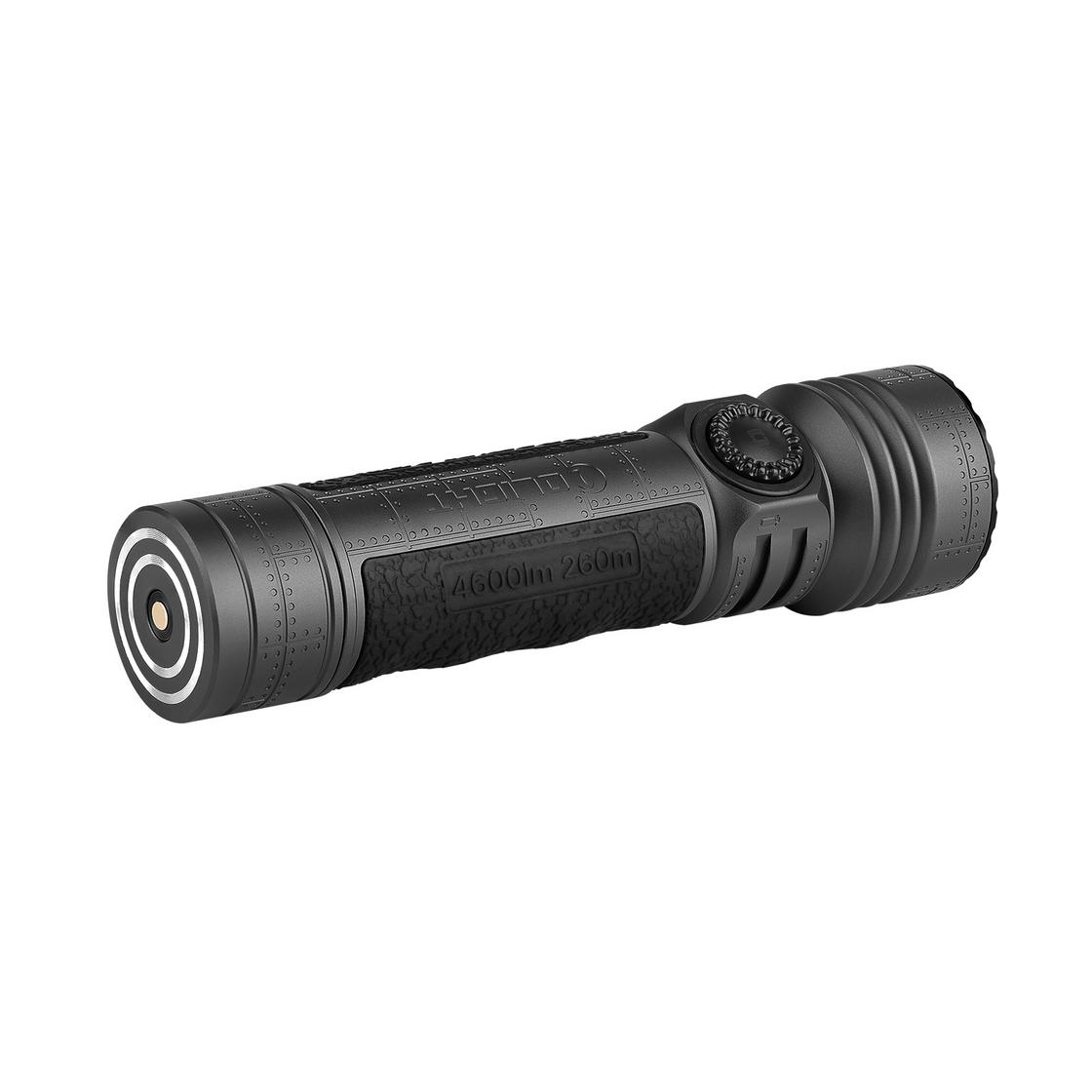 Seeker 4 Pro 4600 Lumen Rechargeable Flashlight Holster Camping