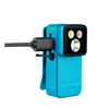 Olight Blue Oclip 2 Pro Clip-on Light Side View Charging with USB Cable for Hands-Free Outdoor and Everyday Use