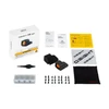 Olight Osight XE AMRS red dot sight unboxing kit with user manual, mounting screws, cleaning cloth, and protective cover