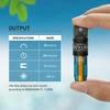 Olight imini 2 tiny keychain flashlight output specifications chart showing lumens, runtime, beam distance, and candela